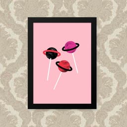 Quadro Galaxy Lollipop 33X43cm