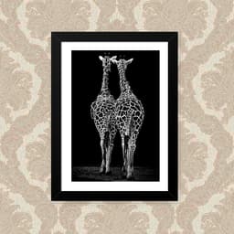 Quadro Girafas Amigas 33X43cm