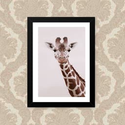 Quadro Giraffa Pescoço 33X43cm
