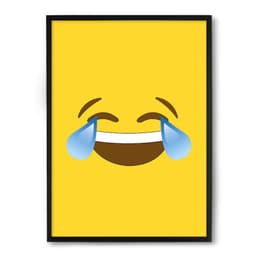 Quadro Nerderia Emoticon Gargalhadas