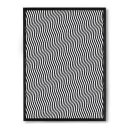 Quadro Nerderia Ondas 3D
