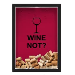 Quadro Porta Rolhas Nerderia Wine Not