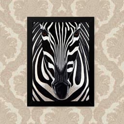 Quadro Zebra 33X43cm