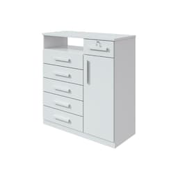 Cômoda Da Vinci 1 PT 6 GV Branca