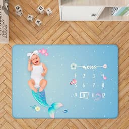 Tapete Mesversário Mini Sereia