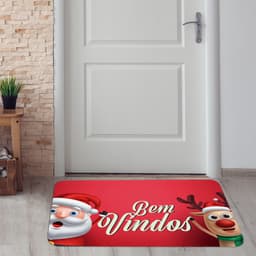 Tapete de Natal para Porta Bem Vindo