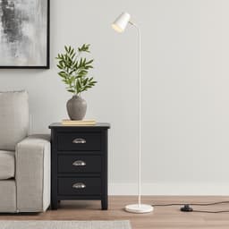 Luminária de Piso Chão Clara Branco