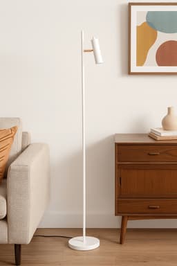 Luminária de Piso Chão Sofhie Branco