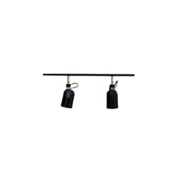 Trilho de Teto com 2 Spots Becker Preto 50cm