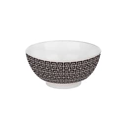 Bowl Egypt Branco e Preto 13 cm