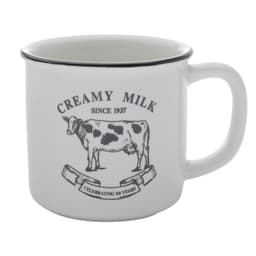 Caneca Creamy Milk Preta e Branca