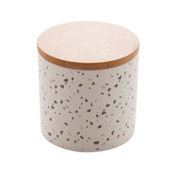 Potiche Granilite Branco 10x10 cm