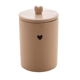 Potiche Heart Bege 10x15 cm