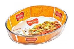 Assadeira Oval De Vidro Marinex 2,4L
