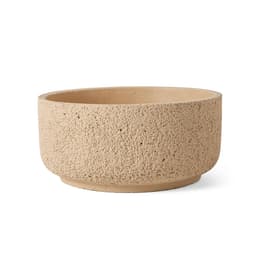 Cachepot Decorativo Granulado 10x19 cm Bege