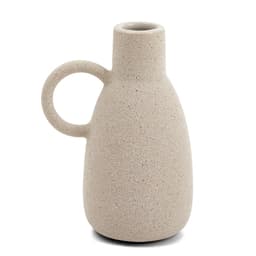 Minivaso Decorativo Alça 13x9 cm Cinza