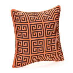 Capa para Almofada Mazzer Laranja e Preta