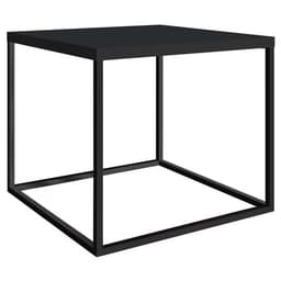 Mesa Lateral Cube Preto Milani Store