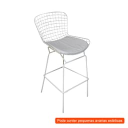 [OUTLET] Banqueta Figueres Bertoia Branca