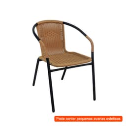 [OUTLET] Cadeira Indaiá Bege Rattan