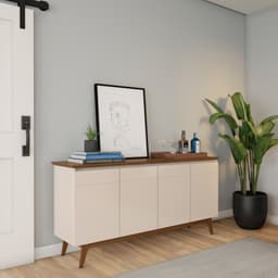 Buffet Oxford 4 PT Off White e Freijo Touch