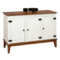 Buffet Roma 3 PT Amêndoa e Branco