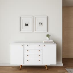 Buffet Sequoia 4 GV 2 PT Branco
