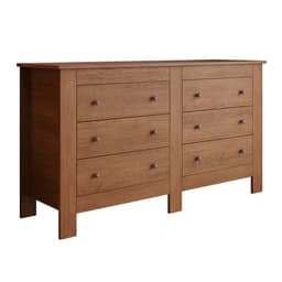 Cômoda Annanda 6 Gavetas Marrom