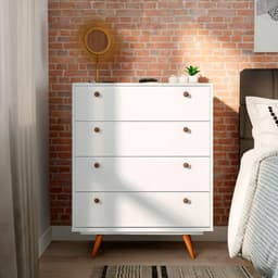 Cômoda Arbre Plus 4 Gavetas Branca