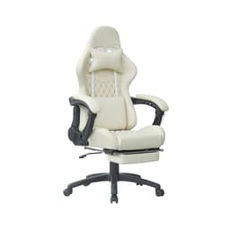 Cadeira Gamer Creed Creme e Laranja