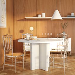 Cadeira de Jantar Hematita Cristal