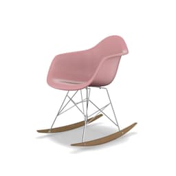 Cadeiras Eames Arm Balanço Rosa