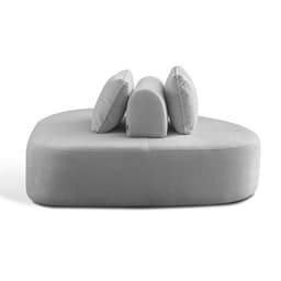 Chaise Longue 3 Lugares Stone Linho Cinza