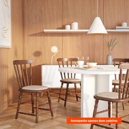 Conjunto com 2 Cadeiras Newark Imbuia