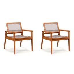 Conjunto com 2 Poltronas Havai Marrom