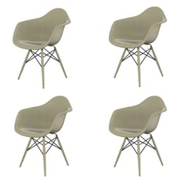 Conjunto com 4 Cadeiras Eames Arm DSW Fendi