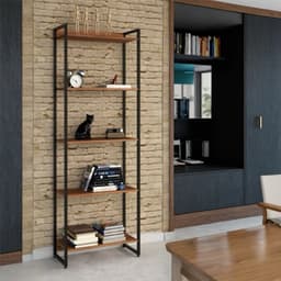 Estante Charles Nogal 60 cm