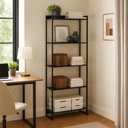 Estante Nanda III Preta 80 cm