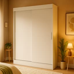 Guarda-Roupa Casal Boreal 2 Portas Branco