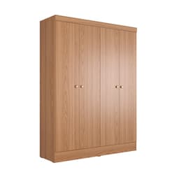 Guarda-Roupa Casal Boreal 4 Portas Carvalho