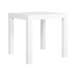 Mesa Lateral Line Branco Laqueado