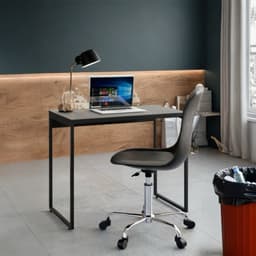 Mesa de Escritório Arkos Preta 90 cm