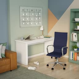 Mesa de Escritório Jones Branca