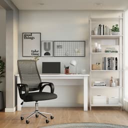 Mesa de Escritório Moore Branca
