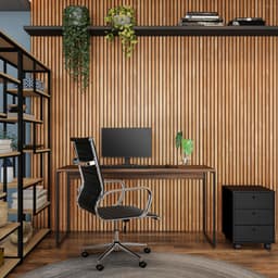 Mesa de Escritório Morella Nogal 150 cm