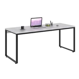 Mesa de Escritório Nikki Branca e Preta