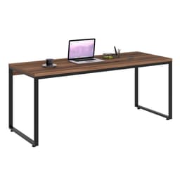 Mesa de Escritório Nikki Nogal e Preta