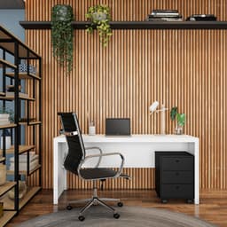 Mesa de Escritório Valverde Branca