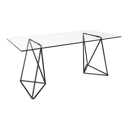 Mesa de Jantar Retangular Leblon Preta 140 cm
