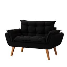 Namoradeira Lidi Suede Preta